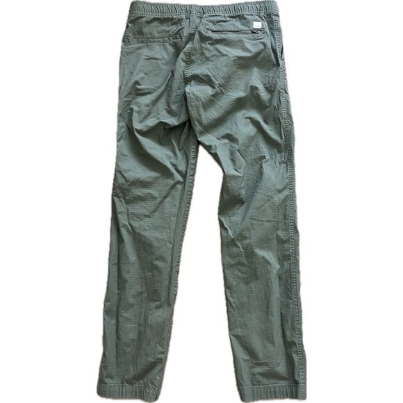 Vuori Womens Ripstop Pant Army Green Small Organic Cotton Modern Slimmer Fit - Picture 8 of 8